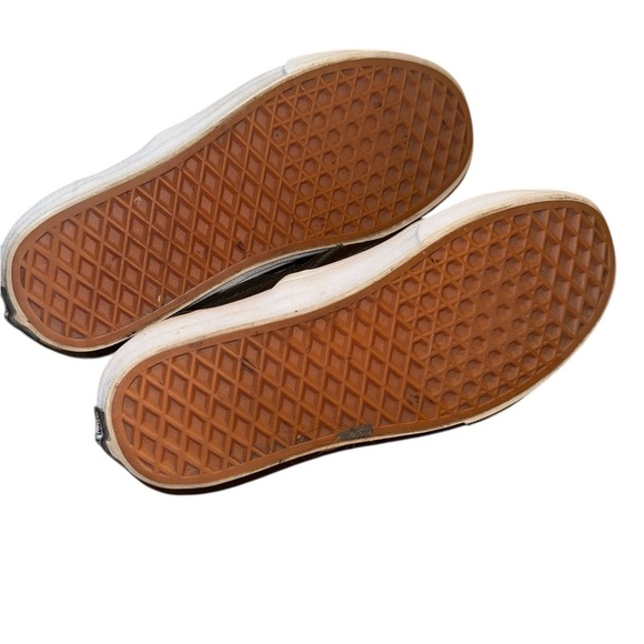 Vans Classic Black Slip-On Leather Shoes - Picture 7 of 8